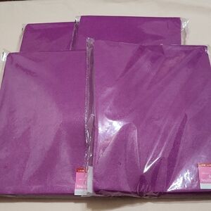 4 Packs Purple Felt Sheets
